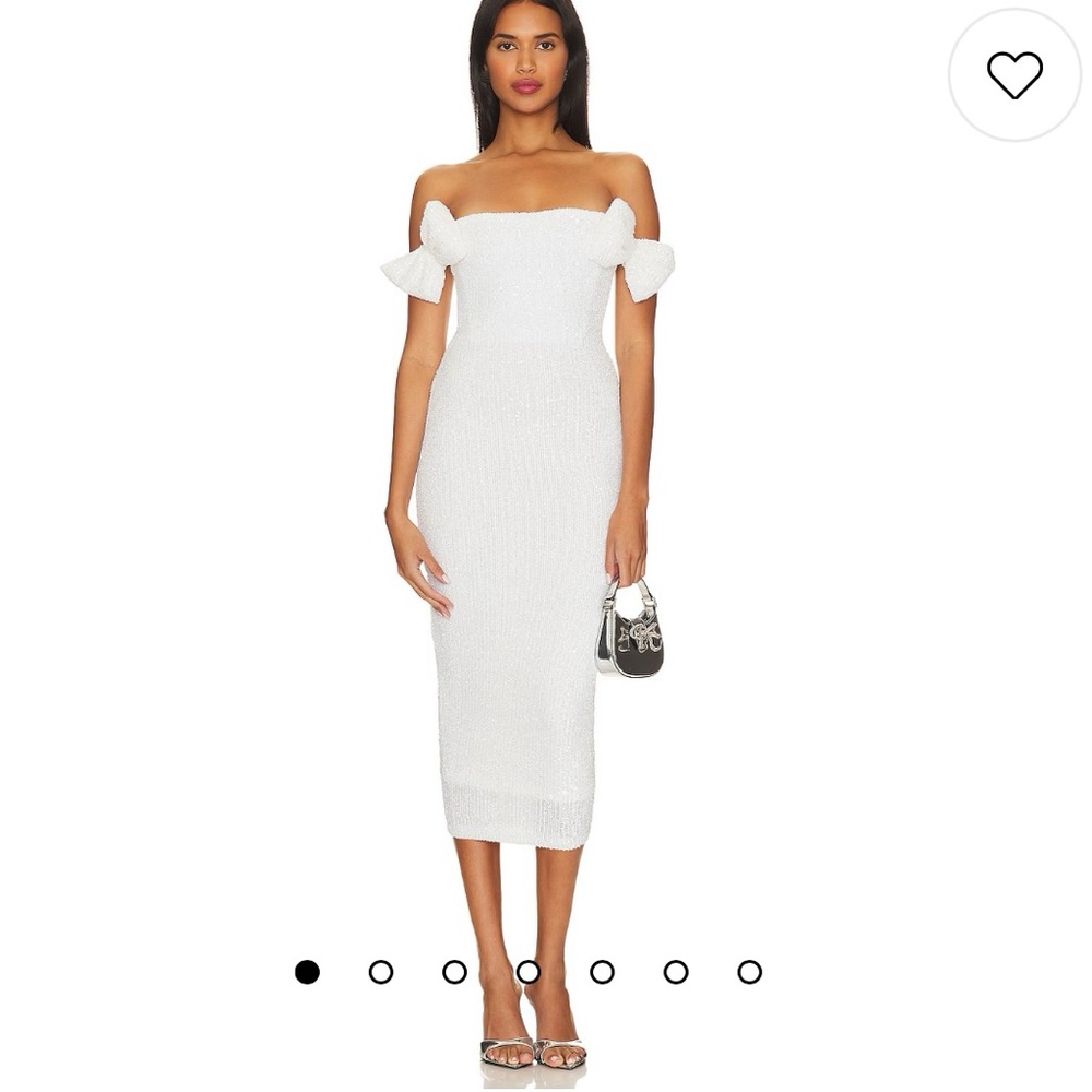 NOOKIE charisma midi in white